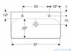 Geberit Smyle Square Umywalka 2-otworowa 90cm 500.252.01.1